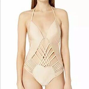 KENNETH Cole Stappy Push Up Mio One Piece Swimsuit
